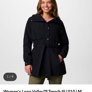Columbia Women's Black Trench jacket
